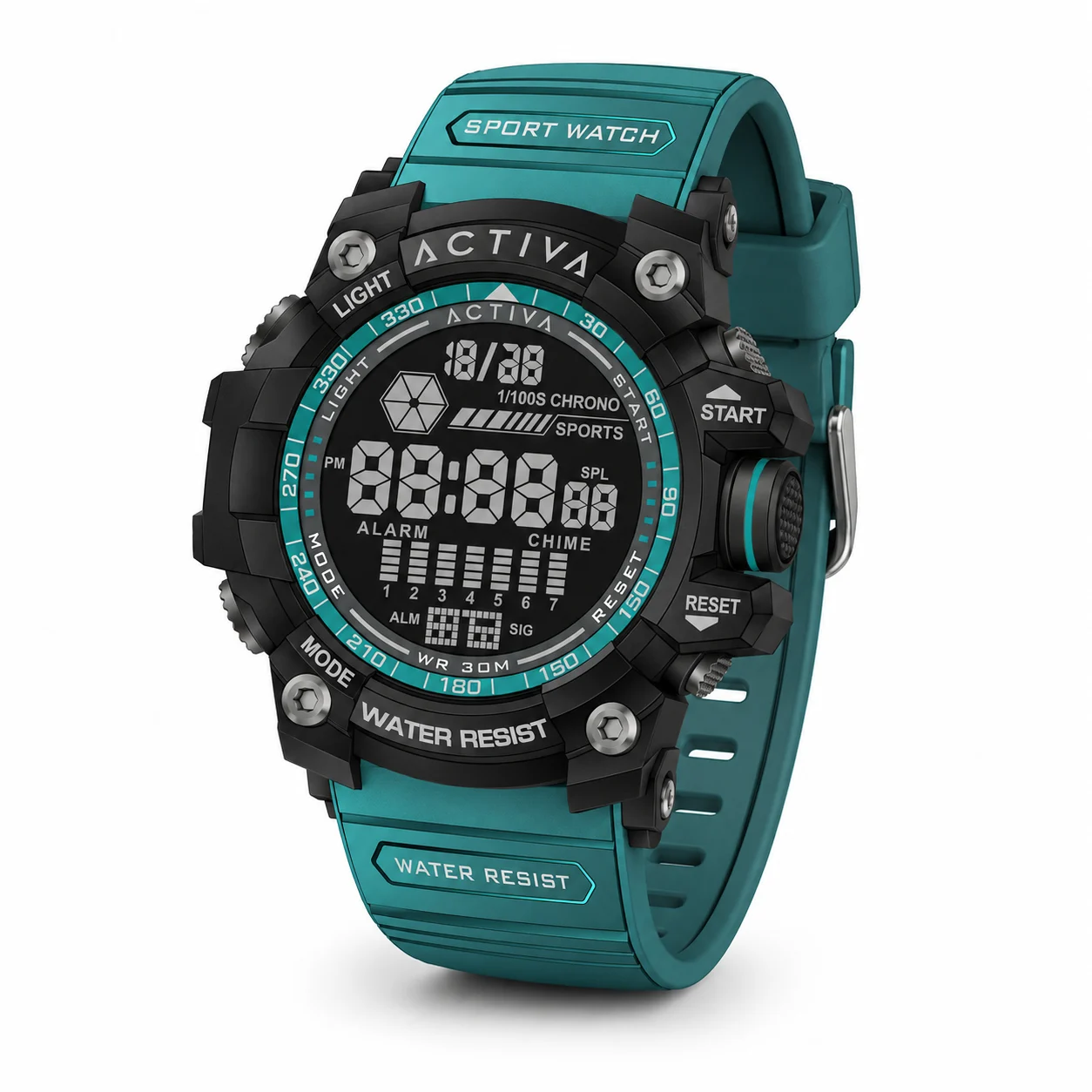 Activa Invicta Digital Watch - 56mm. Green (ACW8020-006) kol saati