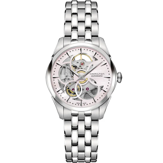 Hamilton Jazzmaster Viewmatic Skeleton Auto H32405171 kol saati