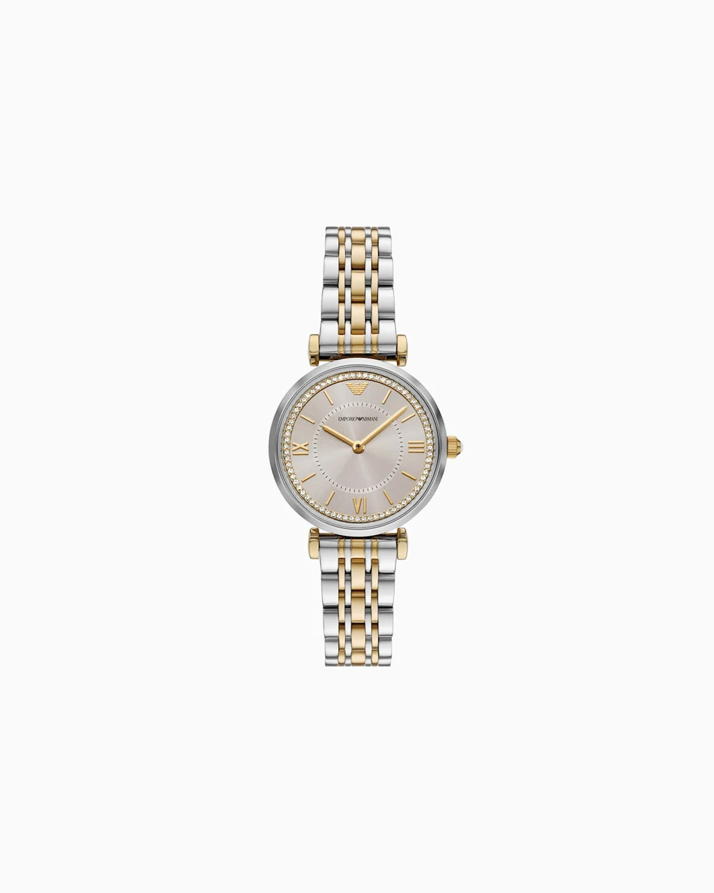 Emporio Armani Two-Hand Two-Tone Stainless Steel Watch AR11702 32 mm kol saati