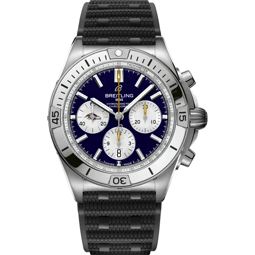 Breitling Chronomat B01 42 NFL Baltimore Ravens Edition AB01342B1K2S1 kol saati