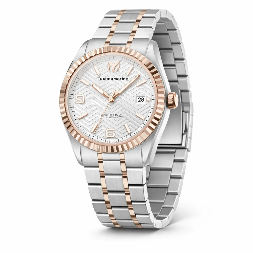 Technomarine TERRA NOVA Watch - 36mm. Rose Gold. Steel (TM-225067) 36 mm kol saati