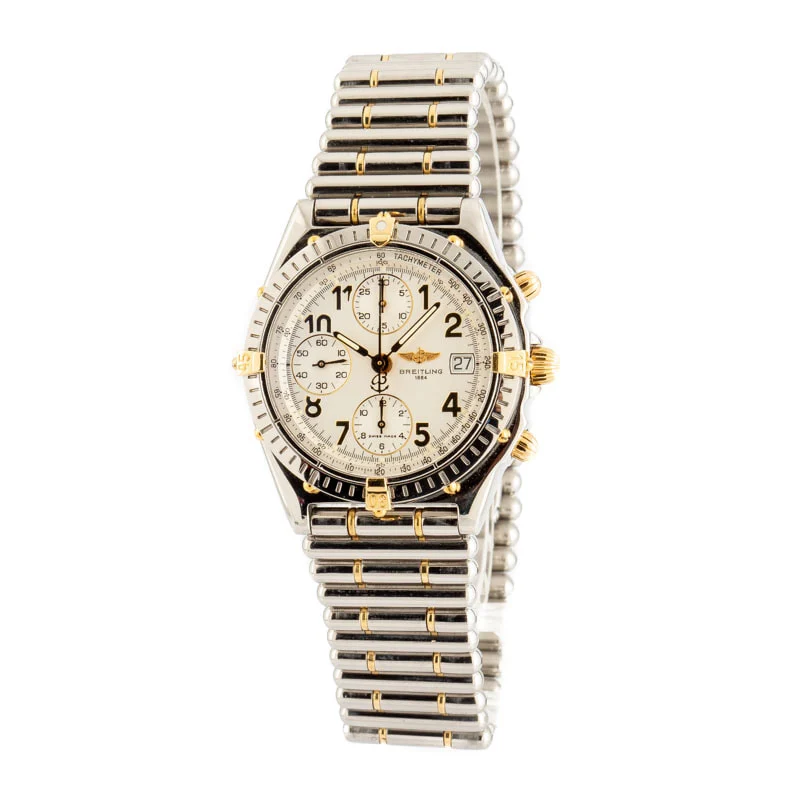 Breitling Chronomat Silver Dial B1305012/A354 kol saati