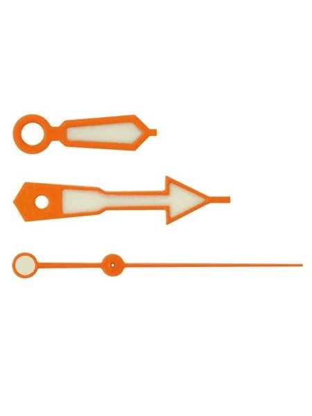 Islander Orange SKX-Style Luminous Watch Hands For Seiko SKX007, SKX009, SKX011, SKX173, e