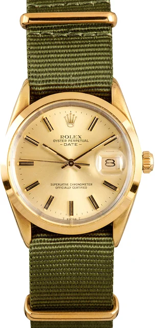 Rolex Vintage Date 15505 kol saati