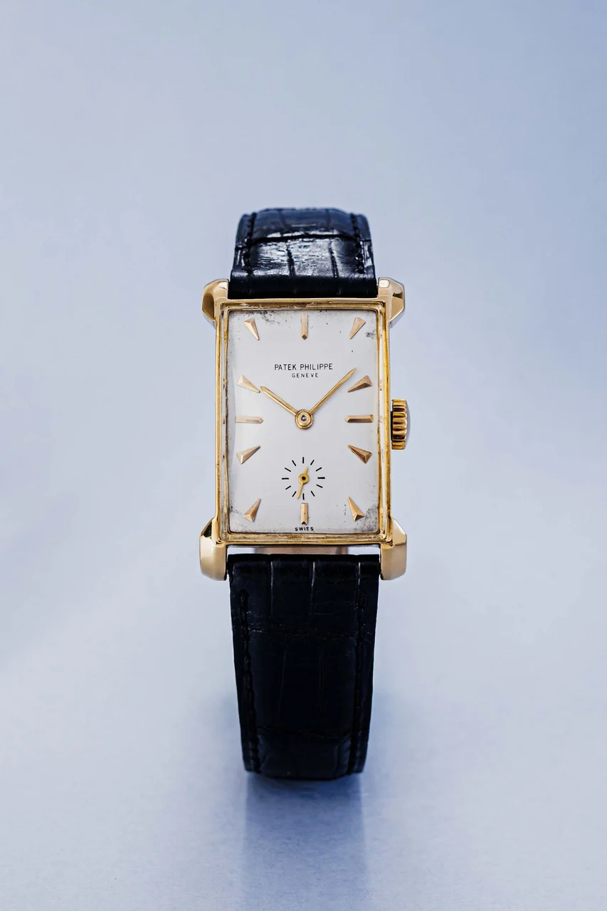 Patek Philippe Rectangular Bunny Lugs Ref. 2403 + Extract 30 mm kol saati