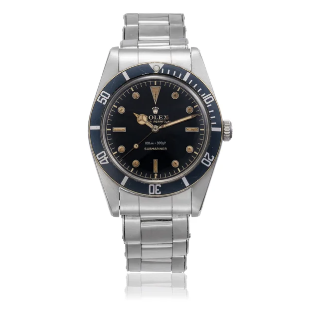 Rolex ROLEX REF. 5508 SUBMARINER TROPICAL DIAL STEEL kol saati