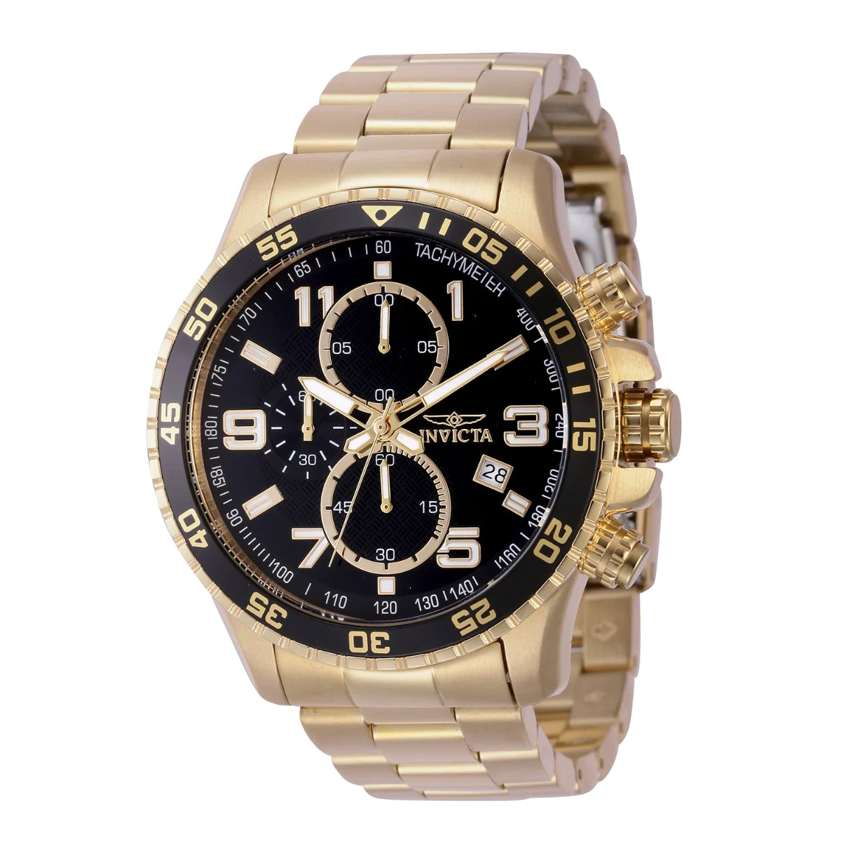 Invicta Specialty Fortitude Watch - 45mm. Gold (44525) 45 mm kol saati