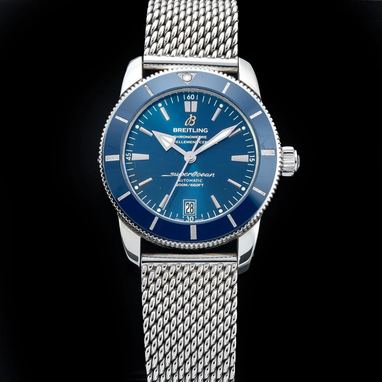 Breitling Superocean Heritage 210009N35178 42 mm kol saati