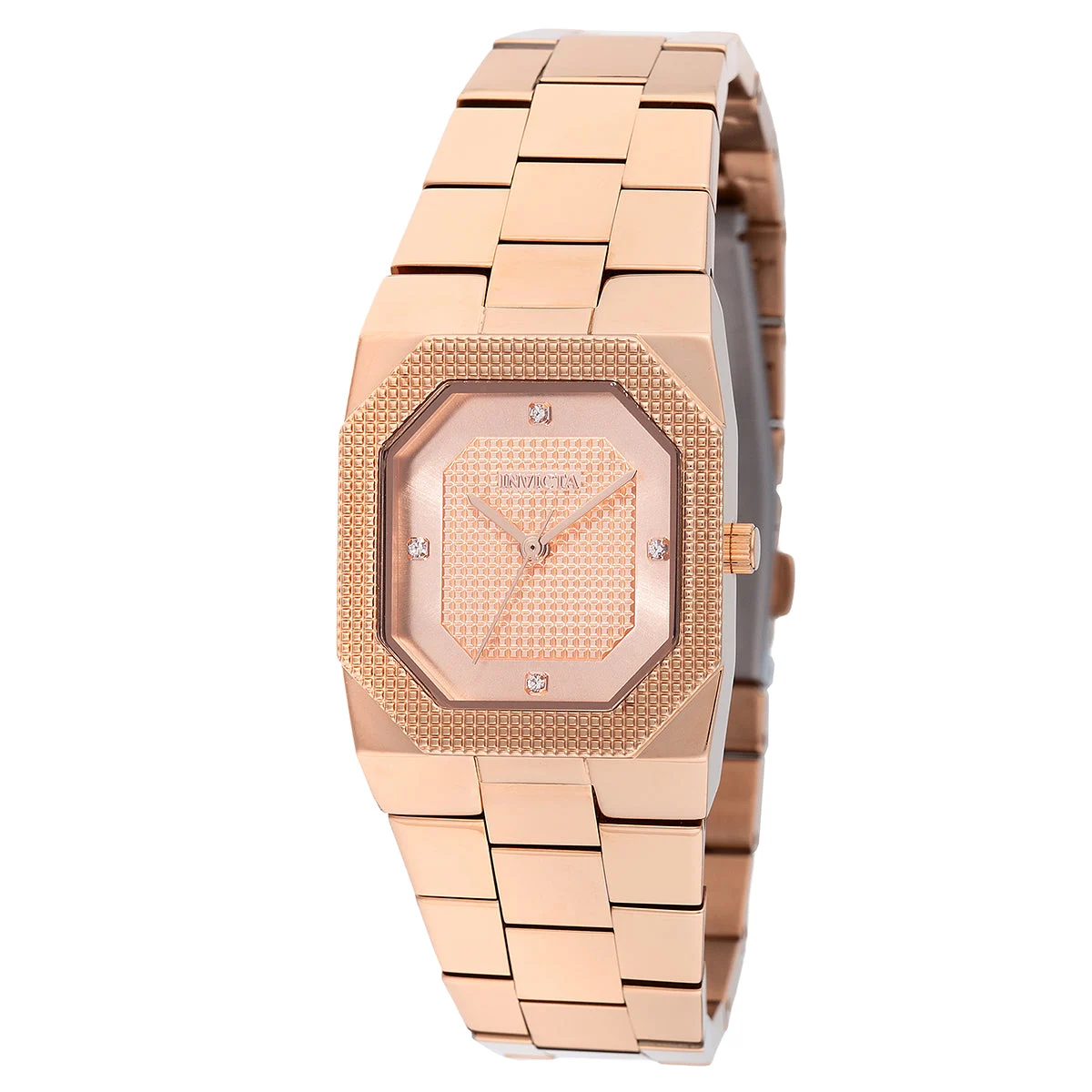 Invicta Cuadro Watch - 27mm. Rose Gold (49867) 27 mm kol saati