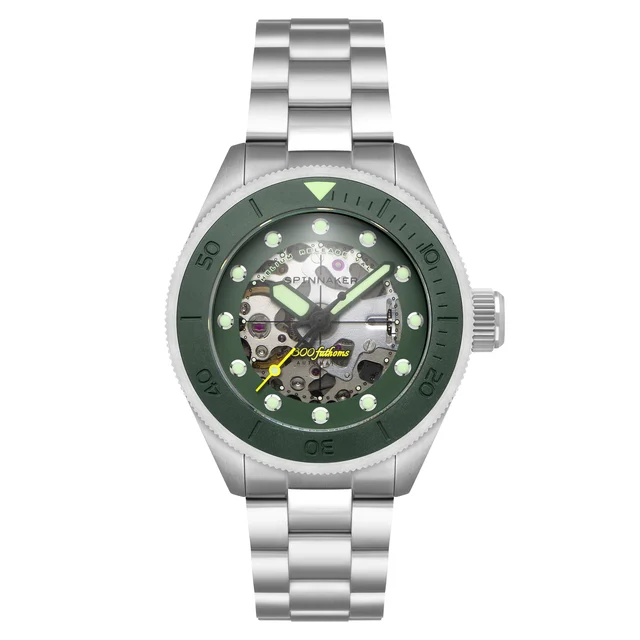 Piccard Skeleton Automatic Mist Green SP-5135-22 kol saati