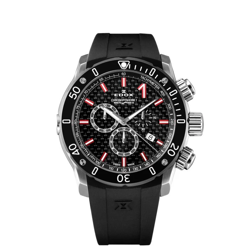 EDOX Chronorally 10221-3-NIRO2 45 mm kol saati