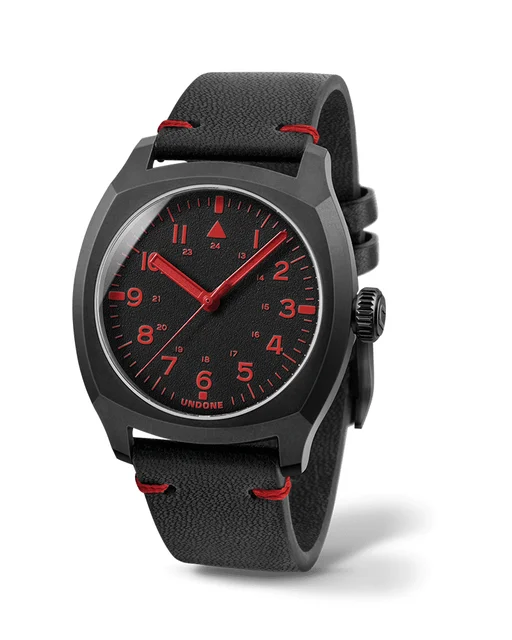 UNDONE Watches Terra Red Edition TRA-RED-BLK kol saati