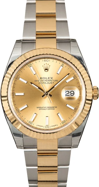 Rolex Factory Stickers Datejust 126333 Two-Tone Oyster 126333CSO kol saati