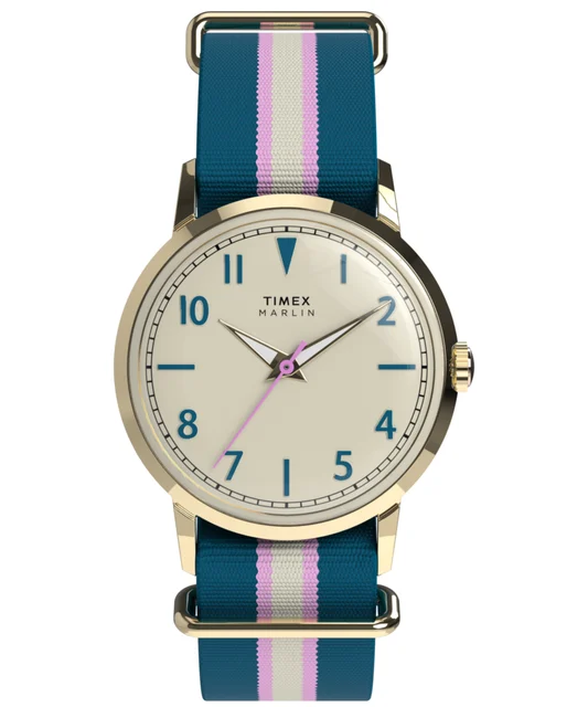 Timex Marlin® 34mm Fabric Strap Watch TW2Y49900 kol saati