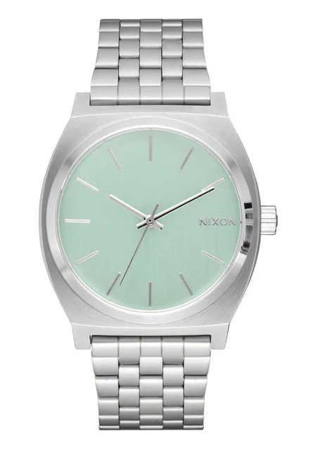 Nixon US Time Teller - Silver / Pistachio A045-5388-00 kol saati