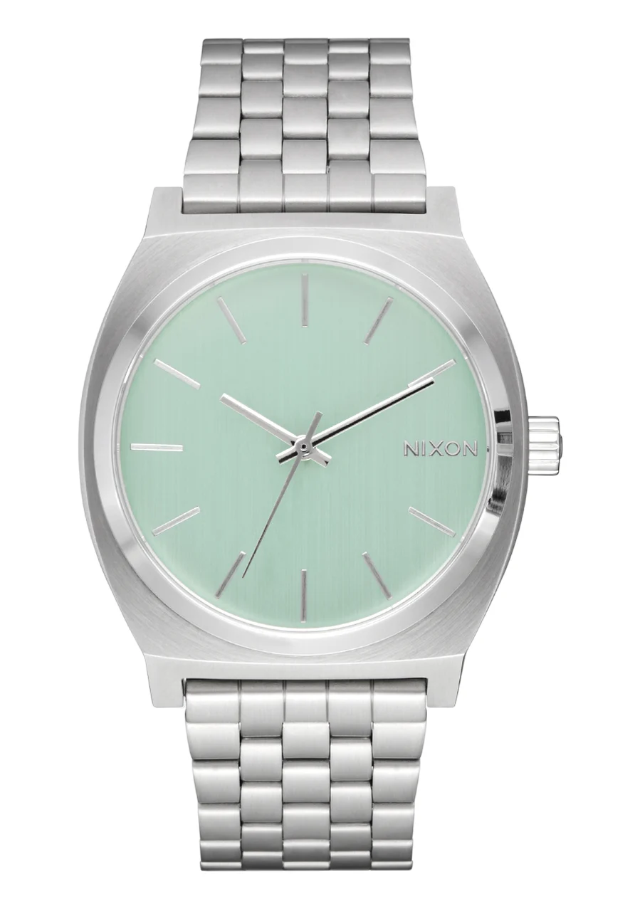 Nixon US Time Teller - Silver / Pistachio A045-5388-00 37 mm kol saati
