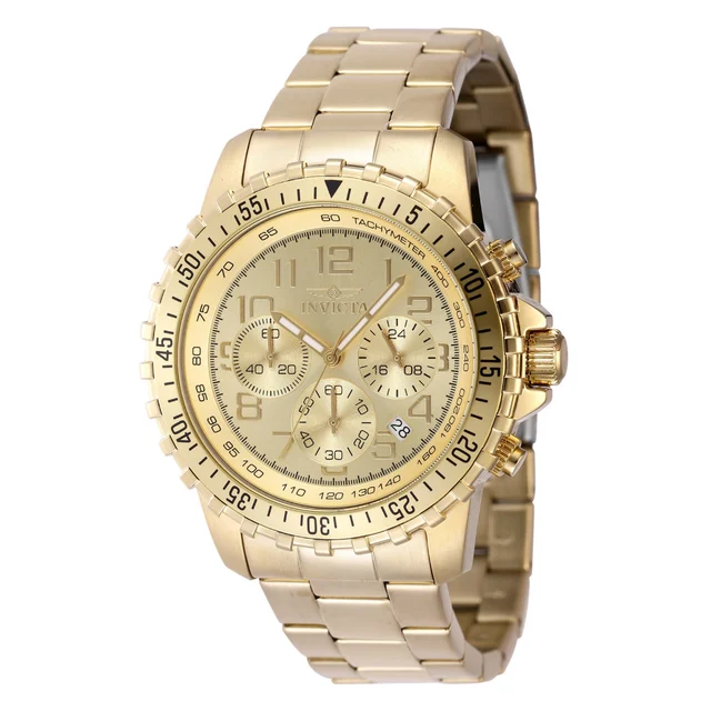 Invicta Specialty Vector Field Watch - 45mm. Gold (48379) kol saati