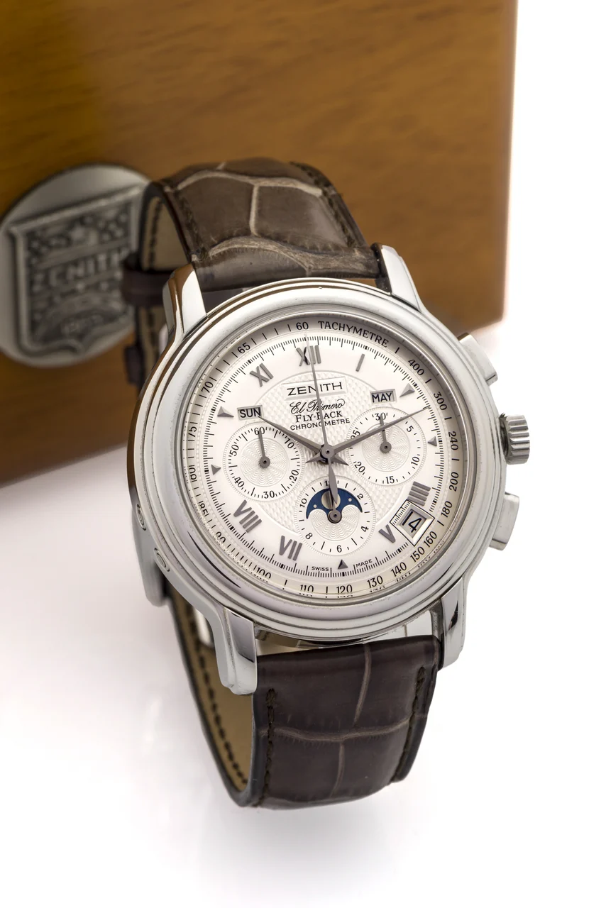 Zenith El Primero Chronomaster Steel ZENITH EL PRIMERO CHRONOMASTER STEEL, NEW OLD STOCK 03 1240 4001 kol saati