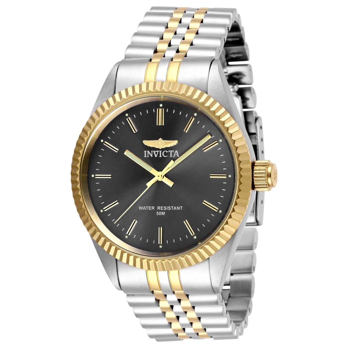 Invicta Specialty Lumeris Watch - 43mm, Steel, Gold (29377) 43 mm kol saati