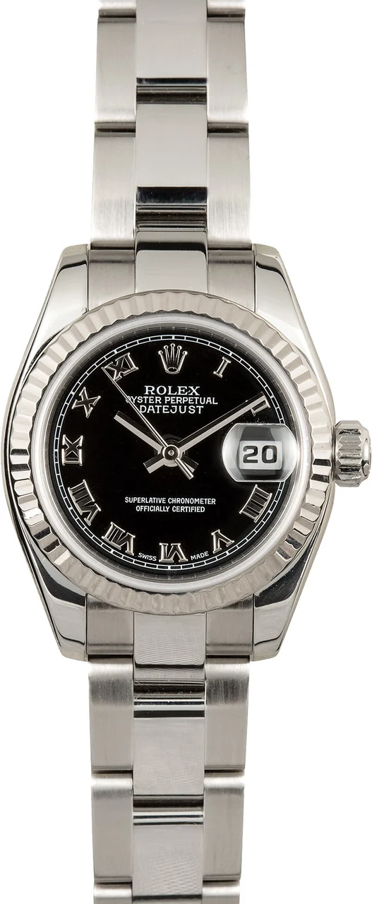 Rolex Datejust 179174 Black 179174BKRO 26 mm kol saati