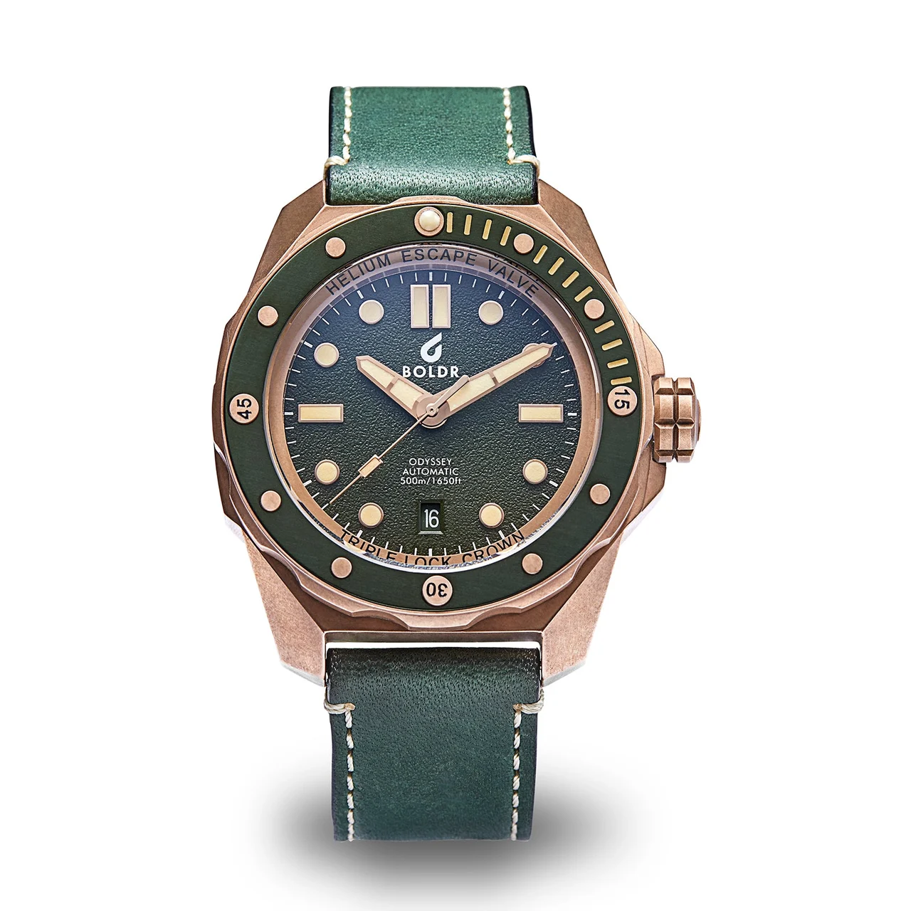 BOLDR Supply Co. Odyssey Bronze Serpentine 0032733514110 52 mm kol saati