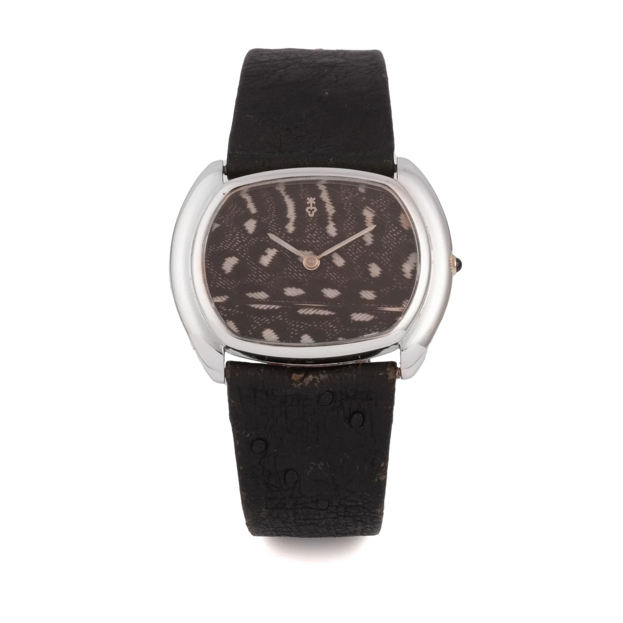 Corum CORUM, REF. 27A119, GUINEA FOWL FEATHER DIAL, WHITE GOLD kol saati
