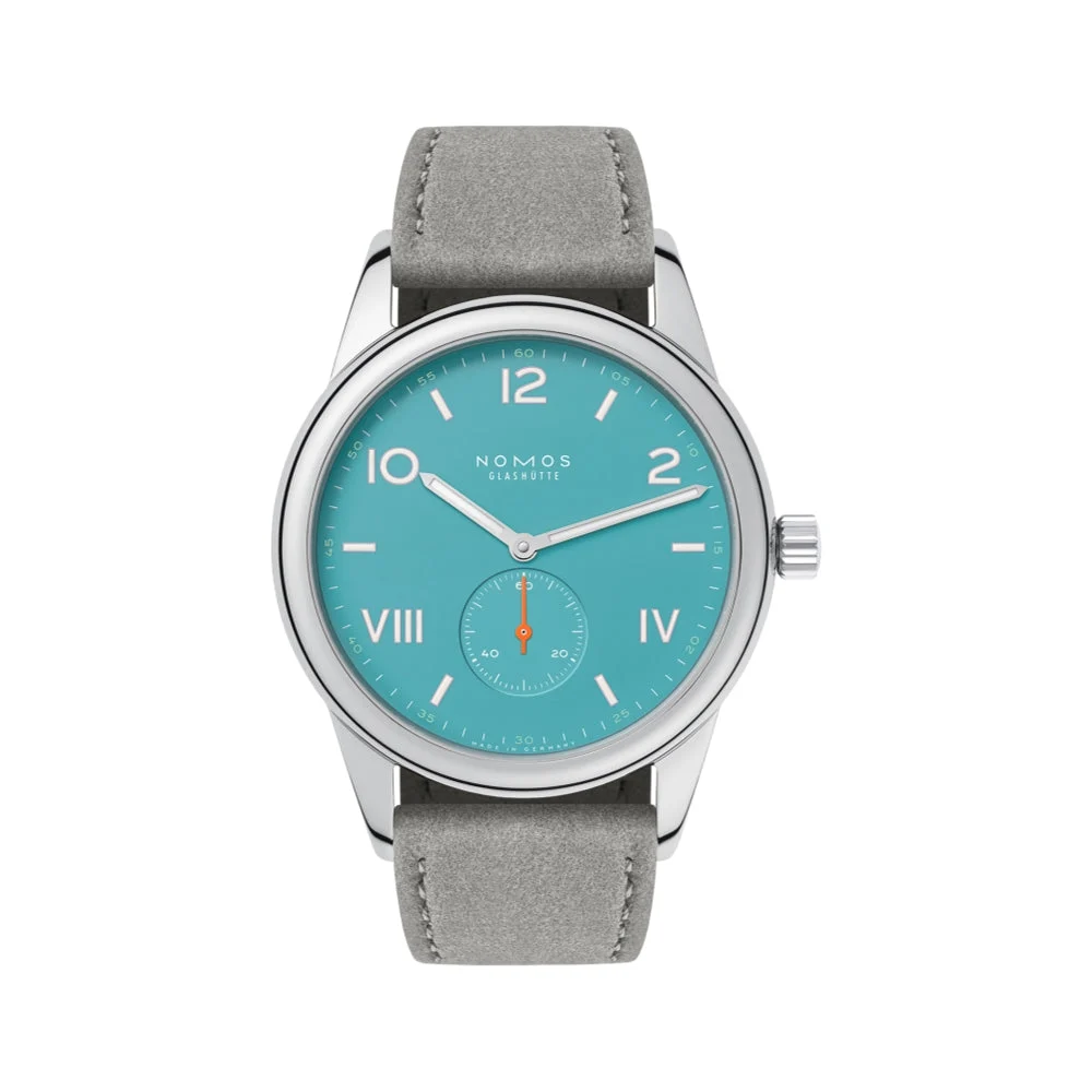 NOMOS Glashütte Club Campus 38mm - Endless Blue on Strap 724 38 mm kol saati