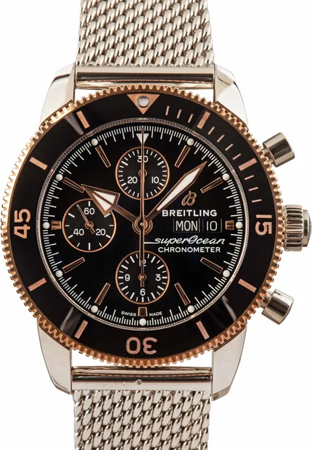 Breitling Superocean Heritage Chronograph 44 Red Gold & Steel U13313121B1A1 kol saati