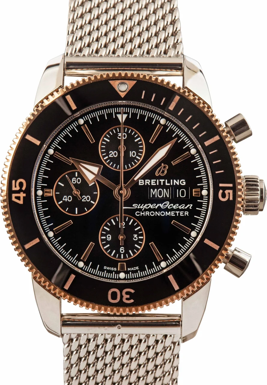 Breitling Superocean Heritage Chronograph 44 Red Gold & Steel U13313121B1A1 44 mm kol saati
