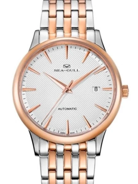 Sea-Gull Automatic Dress Watch with Bracelet and Sapphire Crystal #217.364 39 mm kol saati