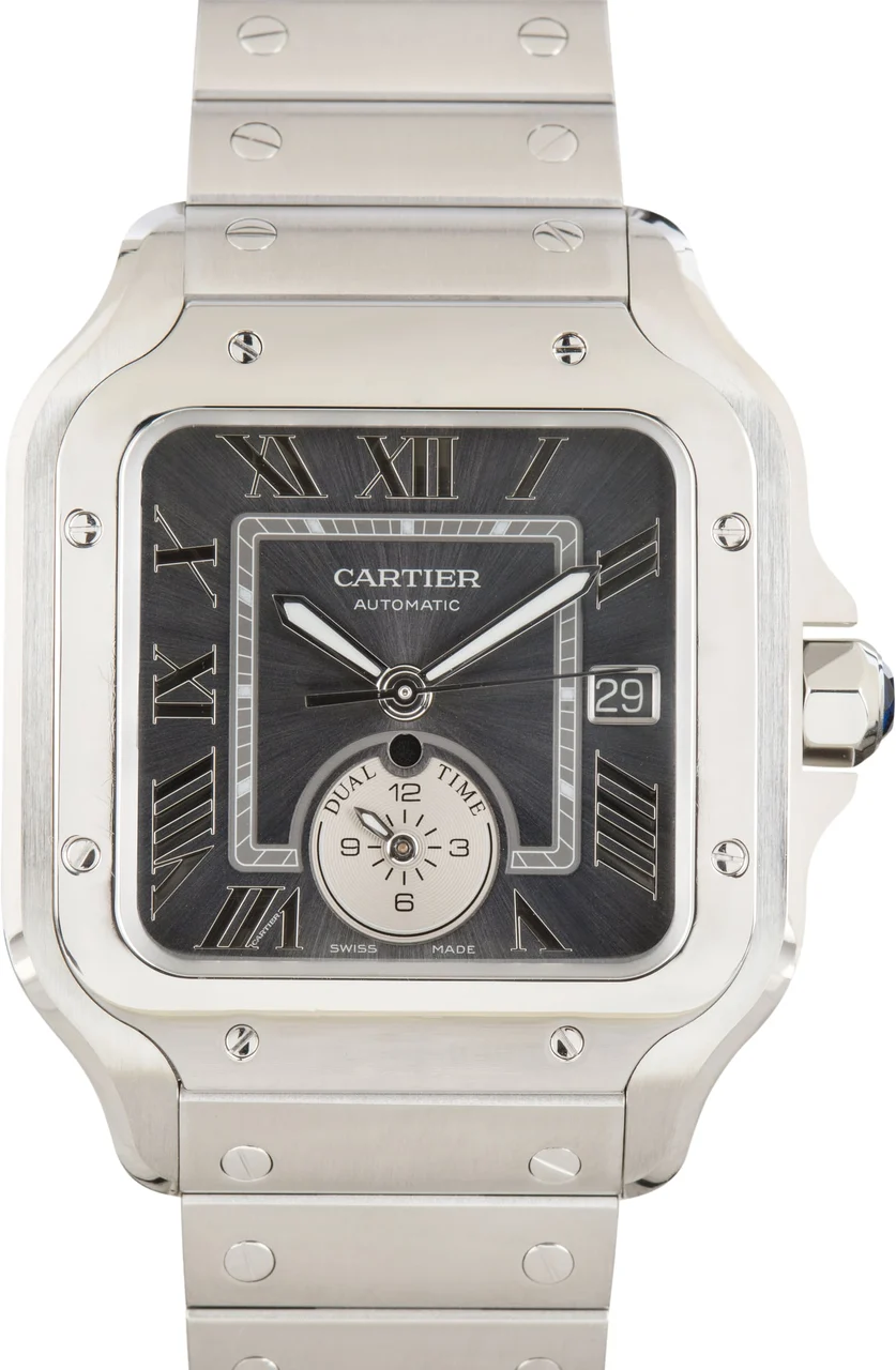 Cartier Santos de Ref WSSA0076 Large Model 48 mm kol saati