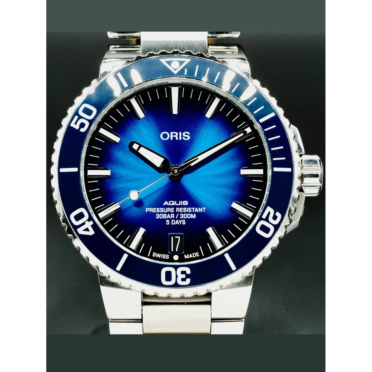 Oris Aquis Date Calibre 400 210000047800 43 mm kol saati