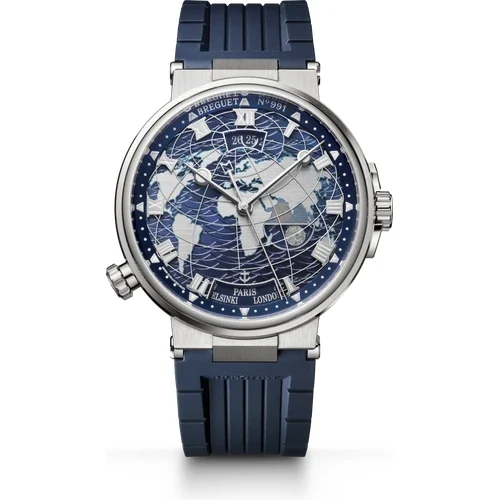 Breguet Marine Hora Mundi 5557 5557BB/YS/5WV 43.9 mm kol saati