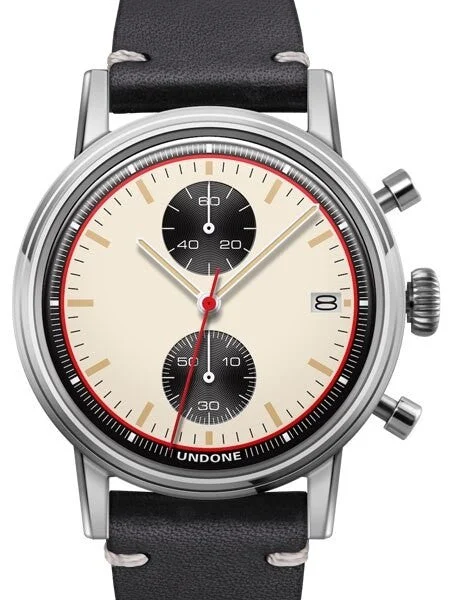 UNDONE Newman Two-Eye, MechaQuartz Chronograph with 60-Minute Stopwatch #Newman 40 mm kol saati