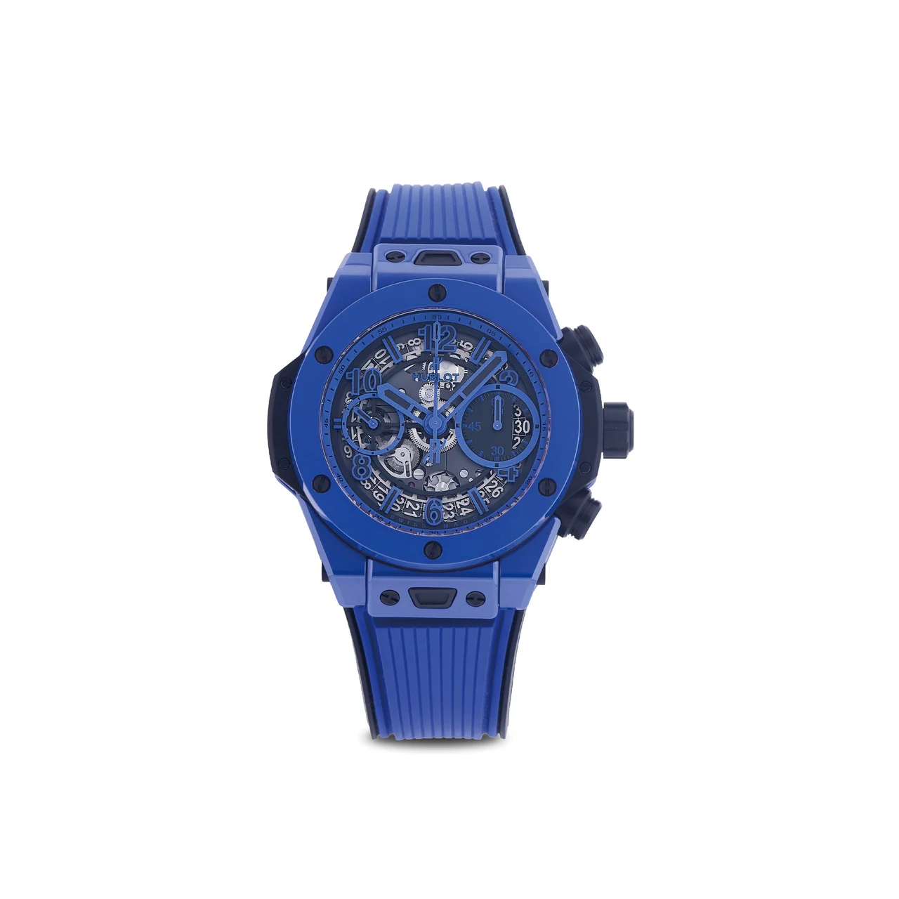 Hublot HUBLOT, REF. 441.ES.5119.RX, BIG BANG UNICO BLUE MAGIC, LIMITED TO 500 PIECES, BLUE CERAMIC AND TITANIUM 42 mm kol saati