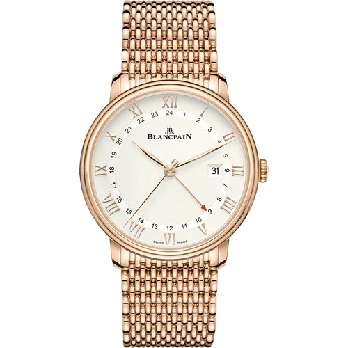 Blancpain Villeret GMT Date 6662 3642 MMB 40.5 mm kol saati