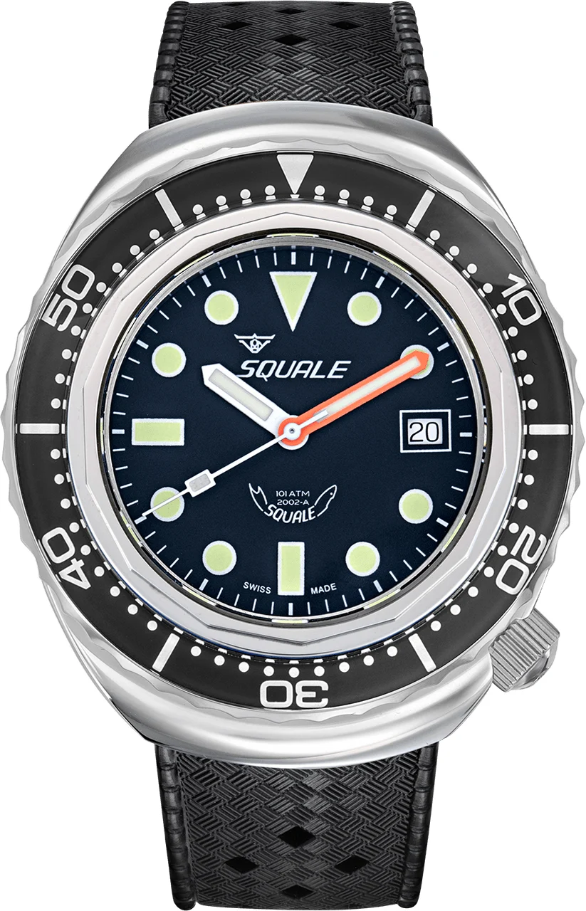Squale Squale 2002.SS.BK.BK.HT 44 mm kol saati