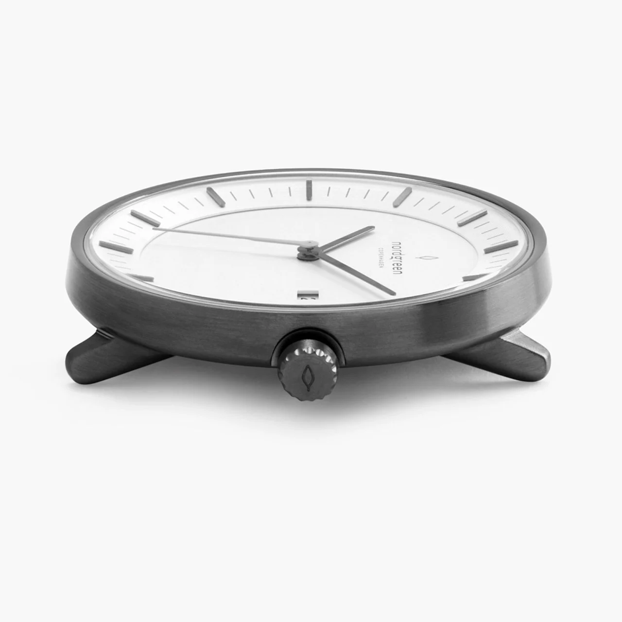 Nordgreen Philosopher 36mm - Gun Metal - White Dial WATCHPH36GMX 36 mm kol saati