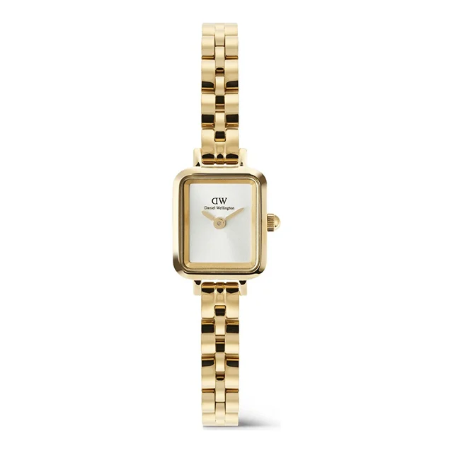 DANIEL WELLINGTON Quadro Mini 15.4x18.2 Arch 3-Link White Sunray G DW00600850 kol saati
