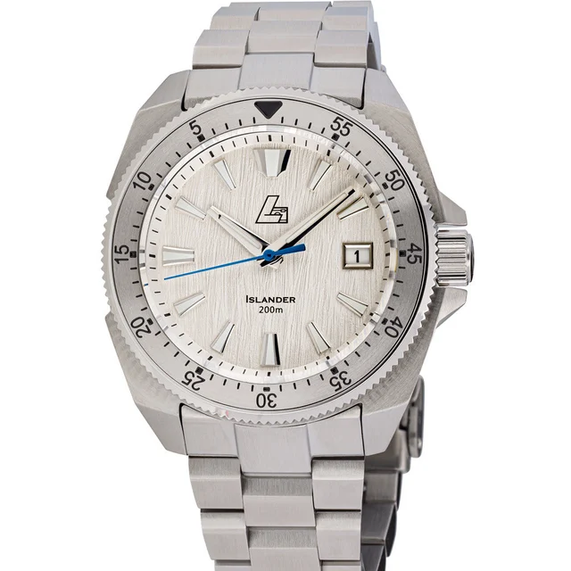 Islander Glacier Limited Edition Automatic Dive Watch X Lume Shot Collaboration #ISL-124 k