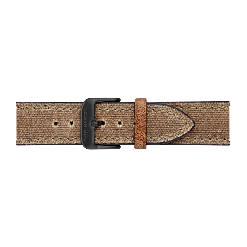 Default Canvas Uhrenarmband Schwarz Desert 20 mm PH-M1-B-47M kol saati