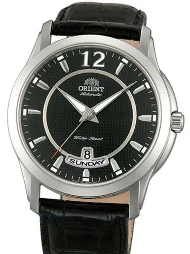 Orient Scratch and Dent - Lexington Day and Date Automatic Dress Watch with Black Dial #FE