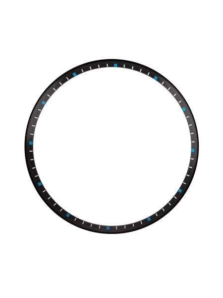 Islander Matte Black Chapter Ring for Seiko SKX007, SKX009, SKX011 Watches #R03 kol saati