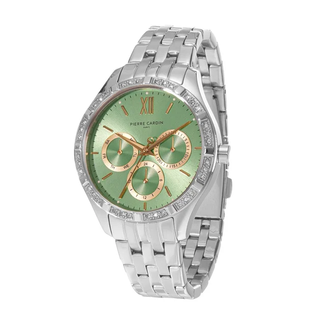 Éclat Luxe Stainless Steel Silver with Stainless Steel Silver Strap CF.1033.MS.3 kol saati
