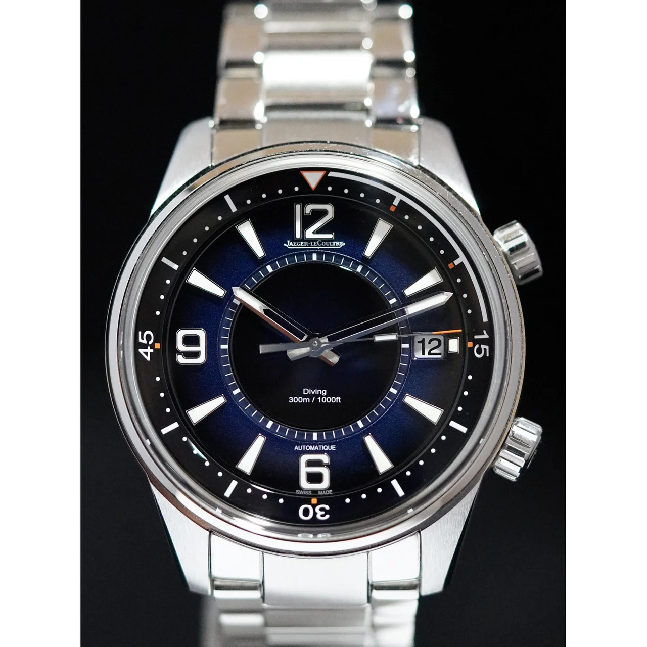 Jaeger-Lecoultre Jaeger LeCoultre Q9068180 Polaris Mariner Date Blue Dial 210009N32127 42 mm kol saati