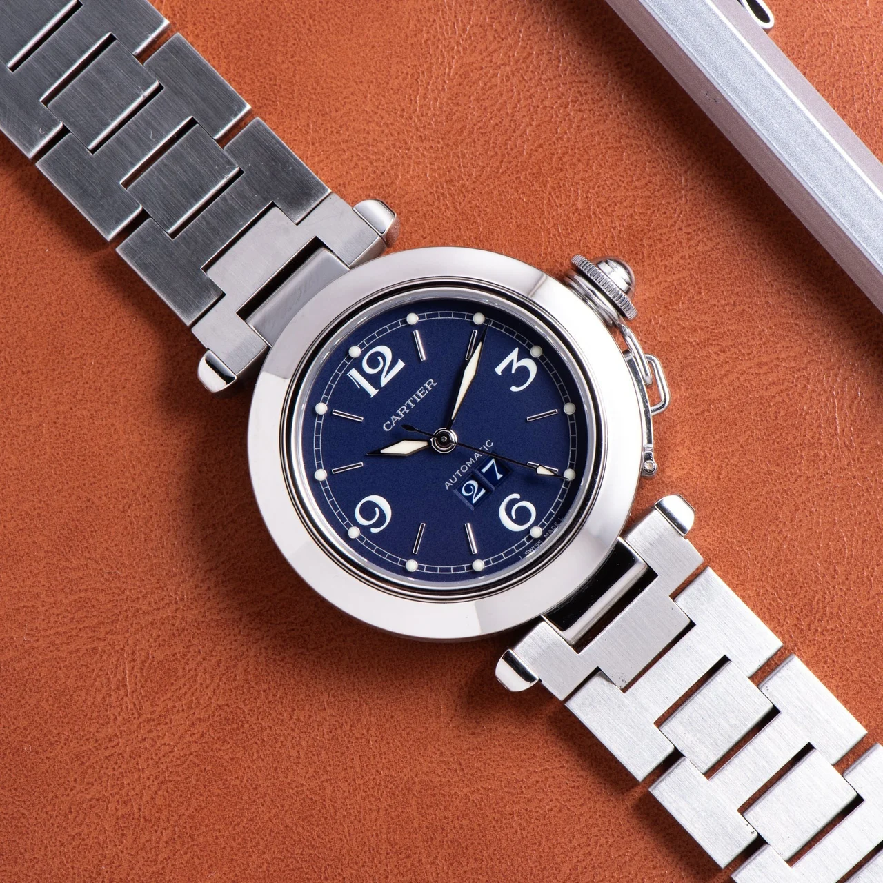 Cartier Pasha 40950214 35 mm kol saati