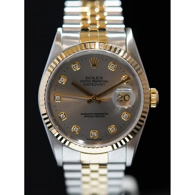 Rolex Datejust 36 Grey Dial 210009N31962 kol saati