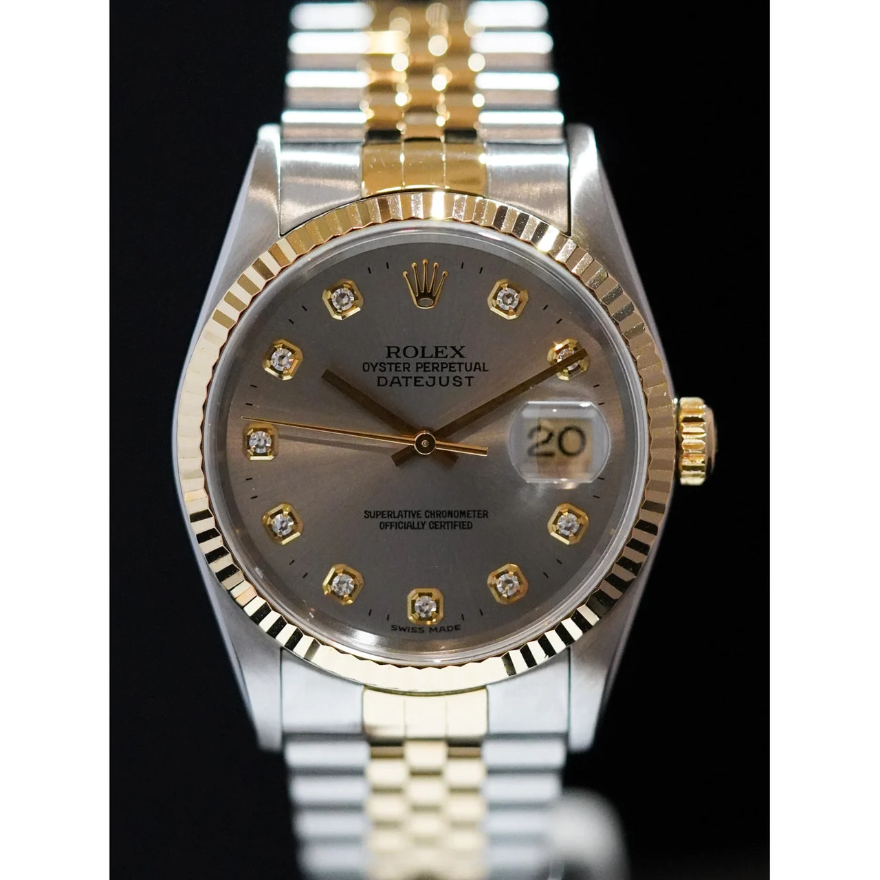 Rolex Datejust 36 Grey Dial 210009N31962 36 mm kol saati