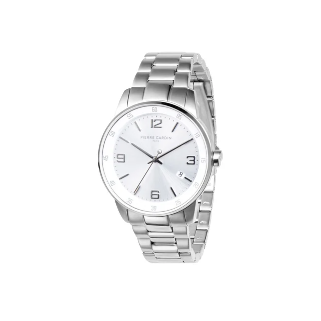 MONTROUGE OPULENT watch with Silver Dial and Metal Links Strap CMR.0006 kol saati