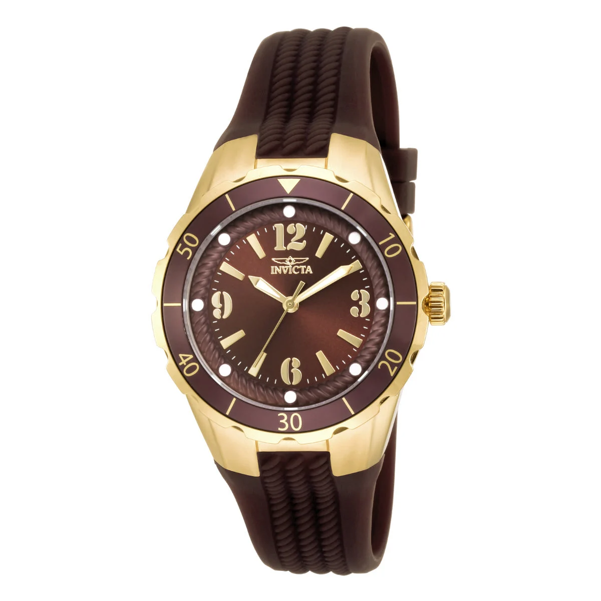 Invicta Angel Halo Watch - 38mm. Brown (17485) 38 mm kol saati